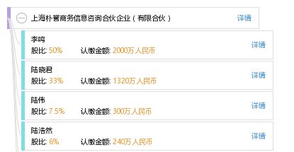 上海朴誉商务信息咨询合伙企业 有限合伙